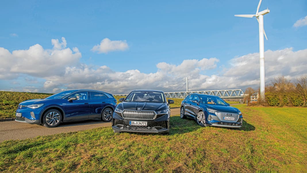 Audi e tron 2025 vs skoda enyaq