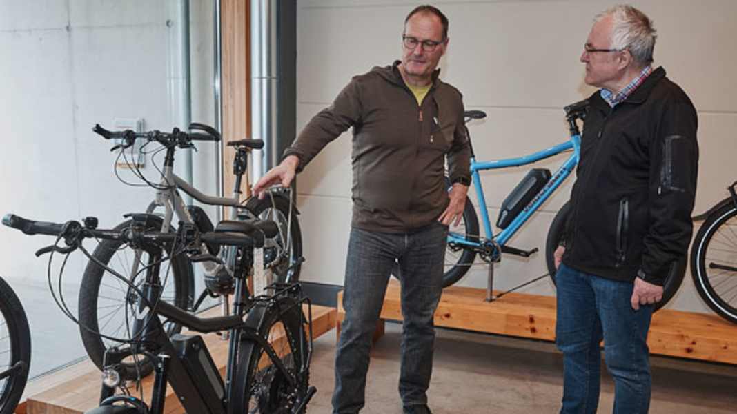 E-Bike-Beratung bei Velotraum