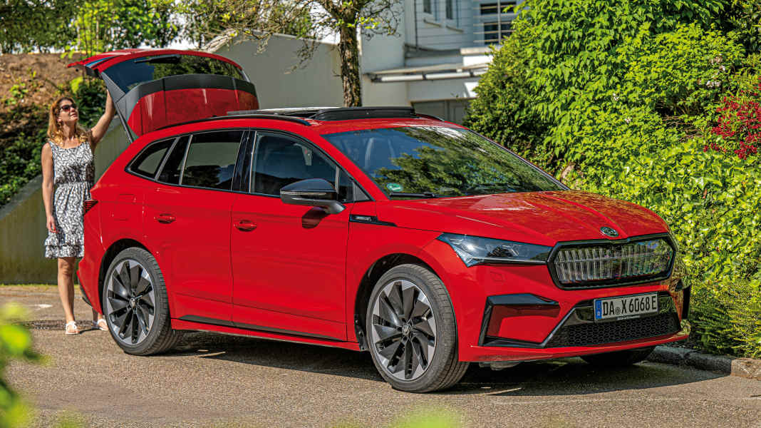 Skoda Enyaq iV 80x: Mit der Kraft der zwei E-Herzen