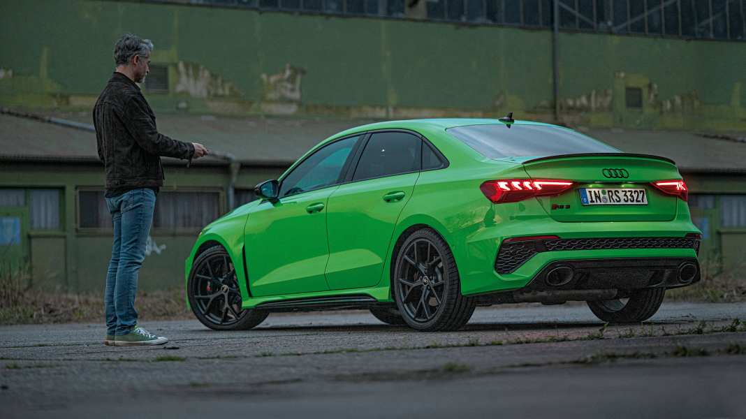 Audi RS3 Limousine: Grüne Schnelle