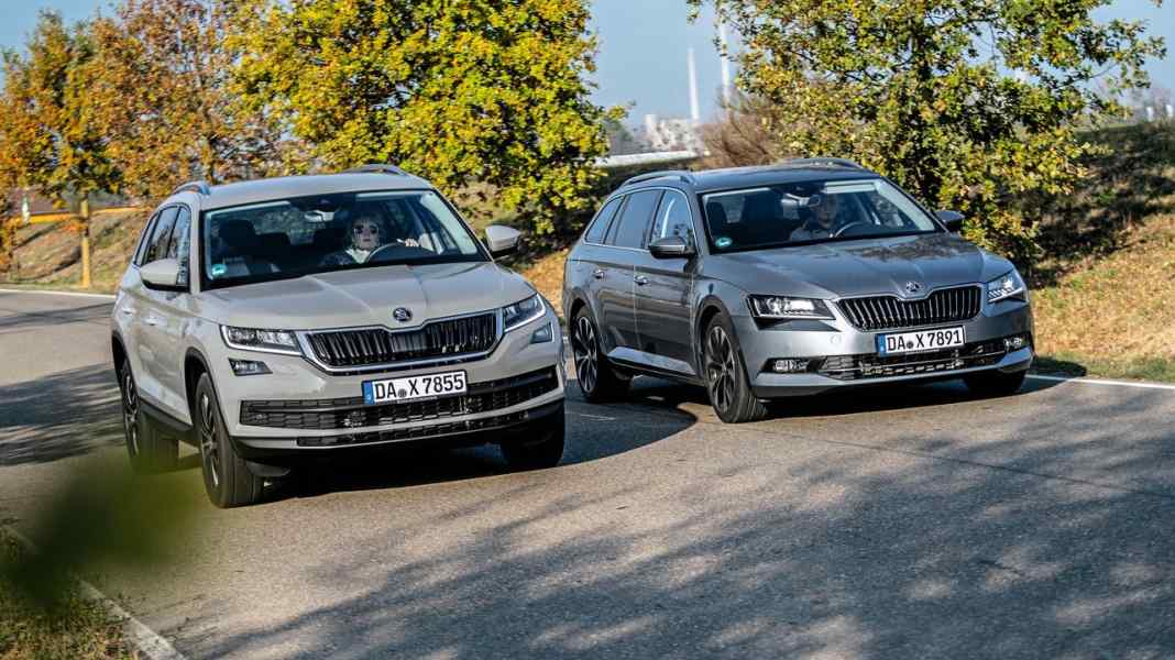 Vergleichstest: Skoda Kodiaq vs. Superb Combi - Große Tschechen