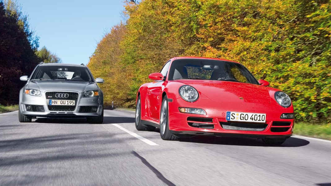 Vergleichstest: RS4 Avant 4.2 gegen Porsche 911 4S - ZEIT UND RAUM
