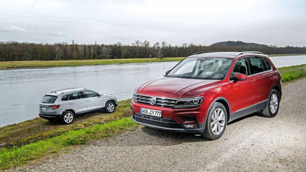 Vergleichstest: VW Tiguan 1.4 TSI ACT vs. Skoda Karoq 1.5 TSI ACT - Hoch-Konjunktur