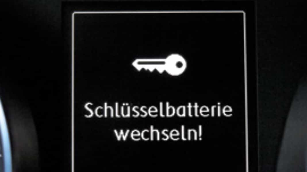 Quick Service - Batterie-Wechsel im Fahrzeug- Schlüssel