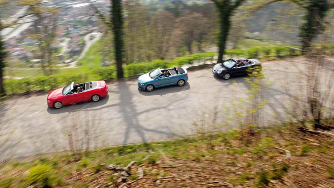 Vergleich: A5 Cabriolet, A3 Cabriolet und Eos - Flotter Dreier