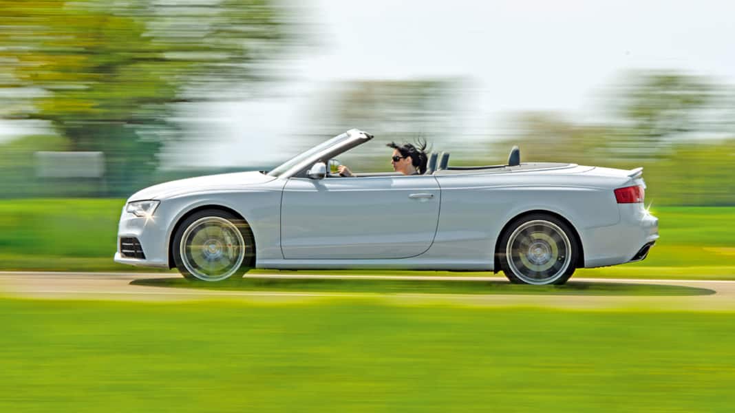Test: Audi RS5 Cabrio 450 PS - Open Air-Konzert