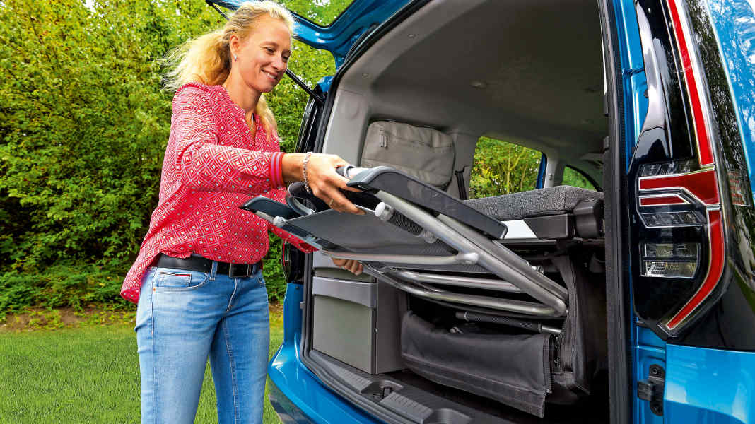 VW Caddy California: Clever Campen