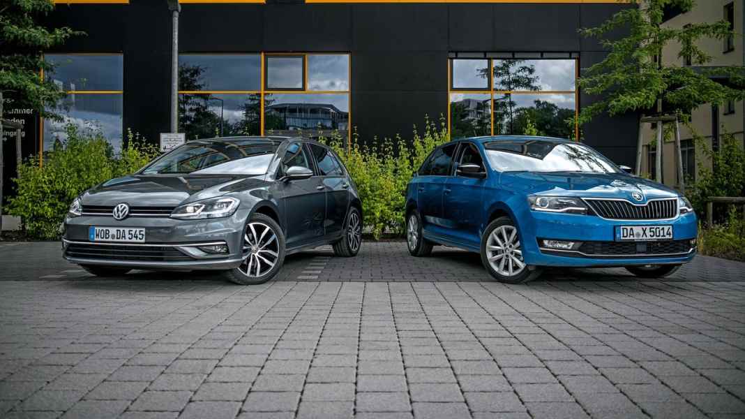 Vergleichstest: Skoda Rapid Spaceback vs. VW Golf - Kompakte Klassiker