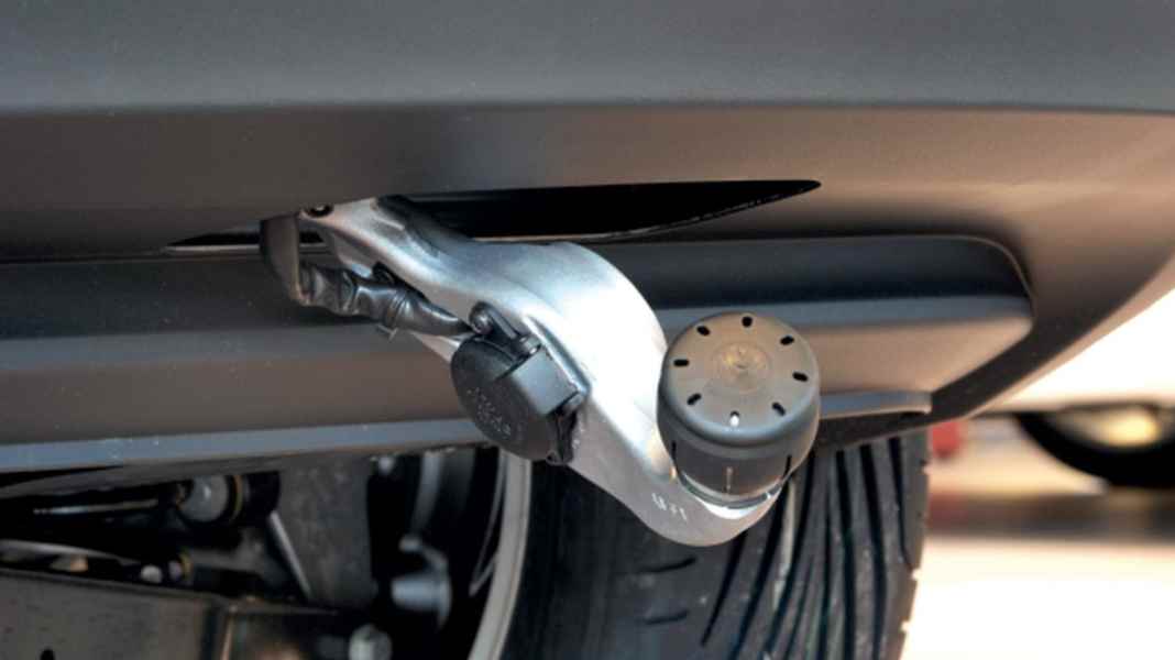 Schwenkbare Hängerkupplung für den Tiguan