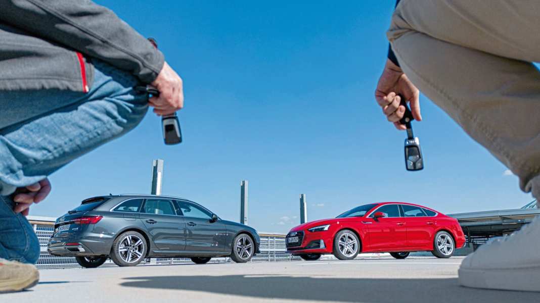 Audi A4 Avant 40 TFSI Quattro vs. Audi A5 SB 40 TFSI Quattro - Schlüsselerlebnisse