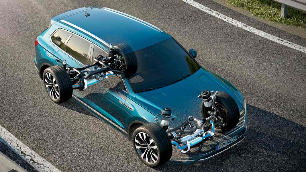 Fahrwerk VW Touareg: Hoch-Technologie