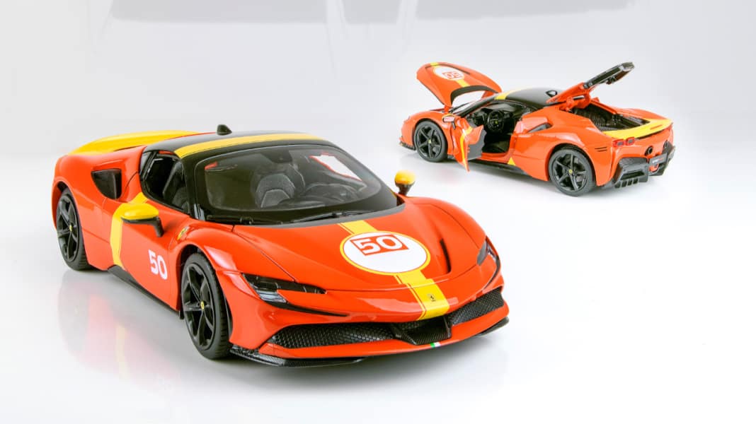 Ferrari SF90 Assetto Fiorano Nr. 50 von Bburago in 1:18 – Leichtgläubig