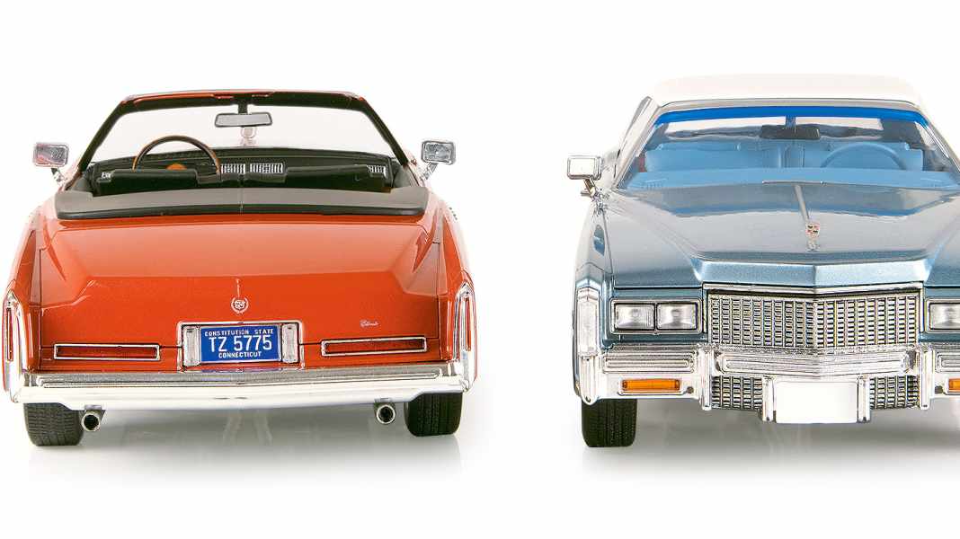 ‘76 Cadillac Fleetwood Eldorado Convertible von MCG in 1:18 – Beverly Hills 1976