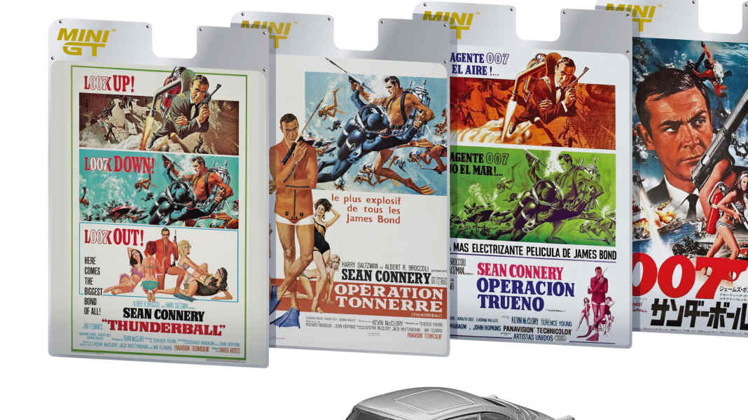 Sag niemals nie: Neue 007-Serie von Mini GT in 1:64