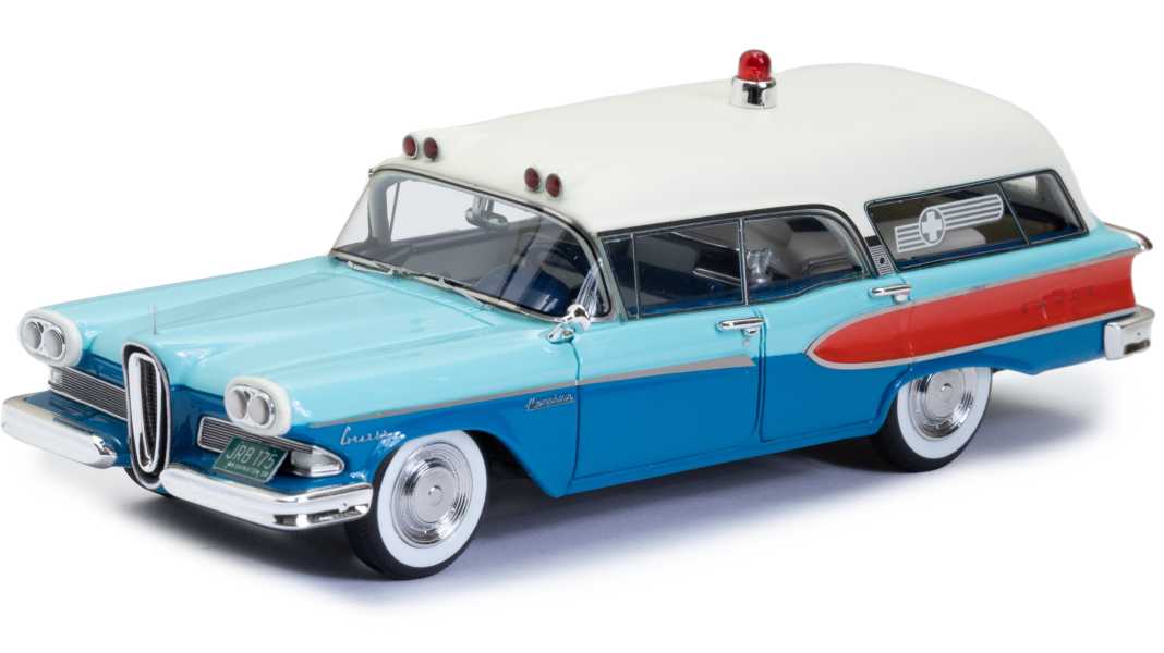 Esval Models bringt eine weitere 1:43-Ambulance auf Basis des Ford Edsel