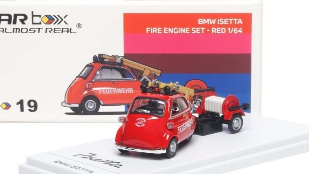 Almost Real bringt Isetta-Feuerwehr im Mini-Maßstab 1:64 von BMW