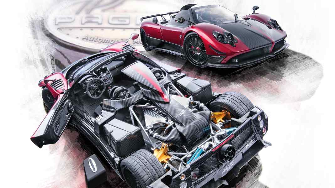 ‘09 Pagani Cinque Roadster von Almost Real in 1:18 - Zondabar
