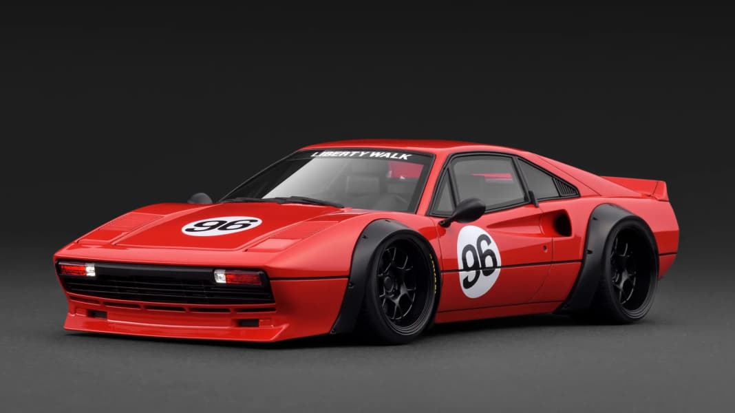 Ignition Model überrascht mit LB-Works-Ferrari 308 GTB in 1:18 aus Resine