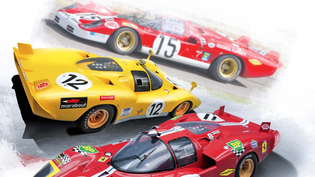 ‘70 Ferrari 512S Coda Lunga von Tecnomodel in 1:12 – Länge siegt?