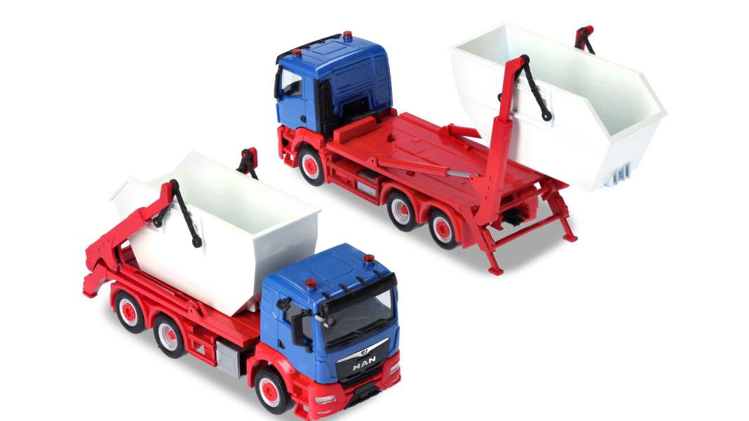 Messe-Ticker: Herpa hat die Mulde raus – im Maßstab 1:87