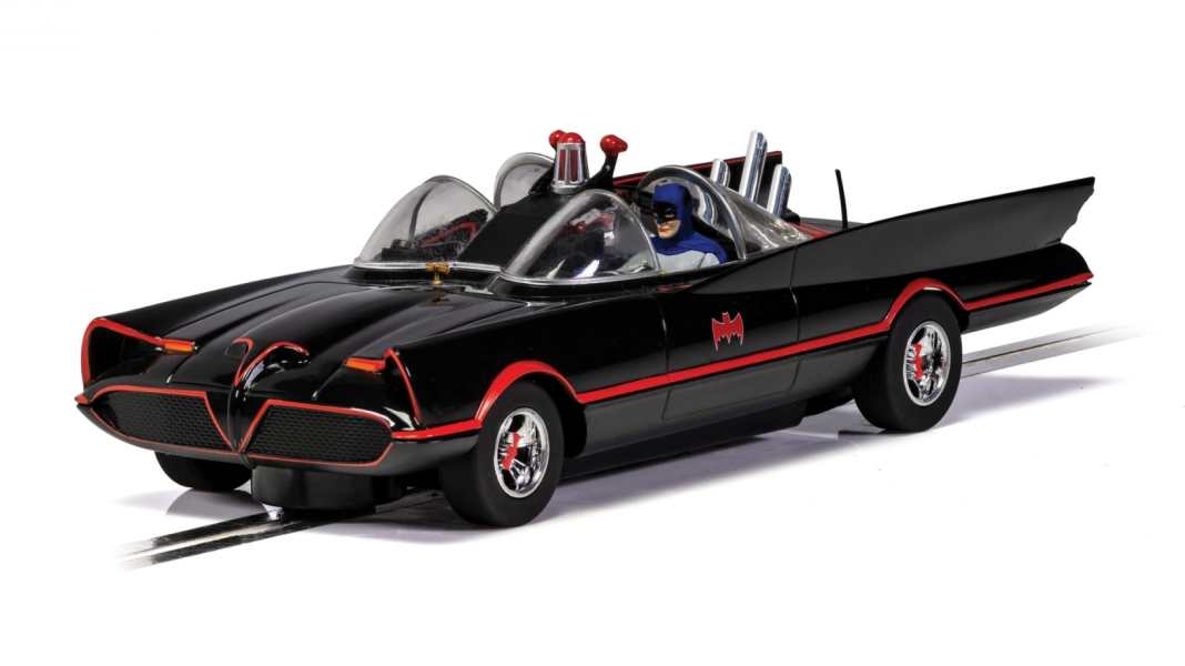 Ouch! Crush! Splat! Boing! Das Batmobil für die Autorennbahn in 1:32 ist im Anflug!