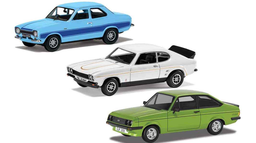 Corgi bringt vier neue Ford-Modelle in 1:43 und aus Die-Cast an den Start