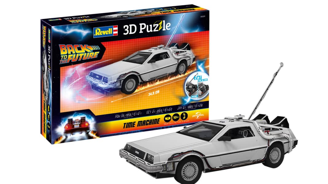 Puzzle dich “Zurück in die Zukunft” – aber dann auch wirklich cool in 3D!