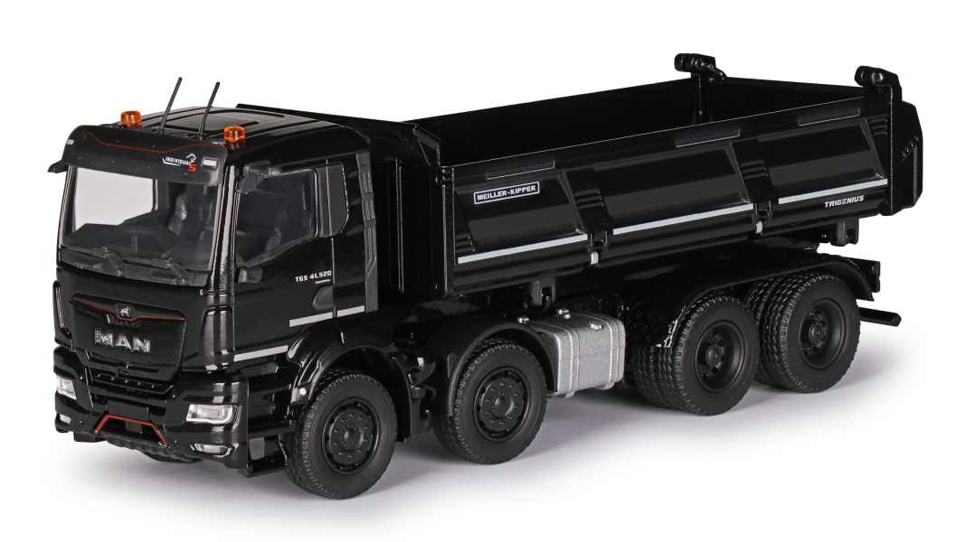 Die können Kies: MAN stellt drei neue 1:50-Kipper von Conrad in seinen Shop