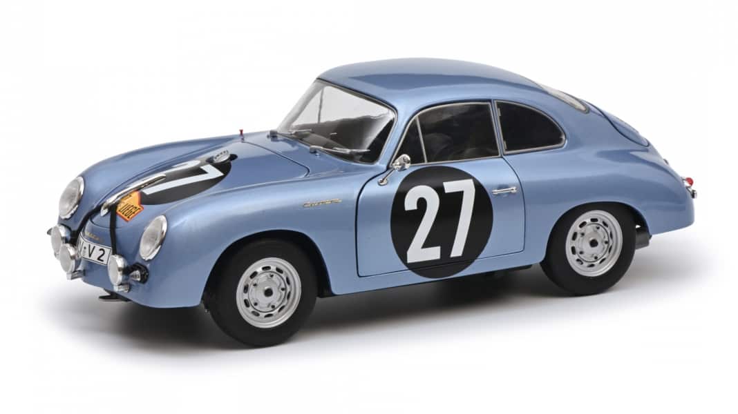 Schucos legendärer Porsche 356 V2 als 1:18-Modell biegt auf Zielgerade ein