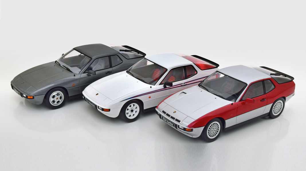 Man Power: Dreimal Porsche 924 von KK-Scale in 1:18