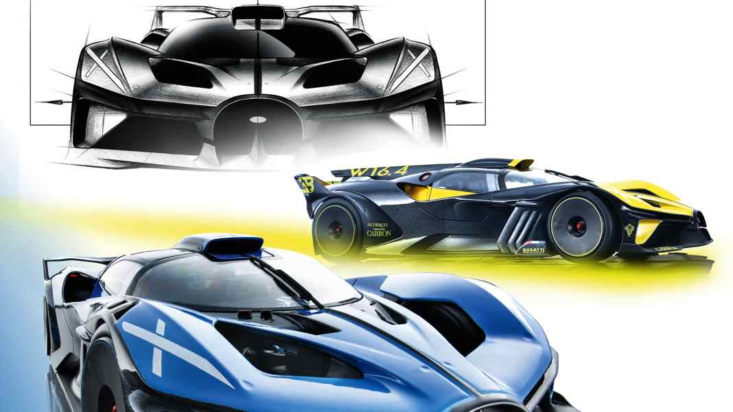 900 Gramm: Bugatti Bolide W16.4 von Bburago in 1:18
