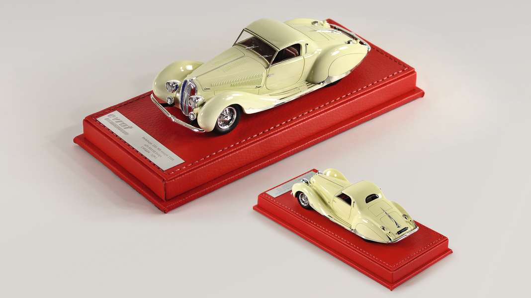 Nackt ab Werk: ’38 Delahaye 135 MS von Evrat in 1:43