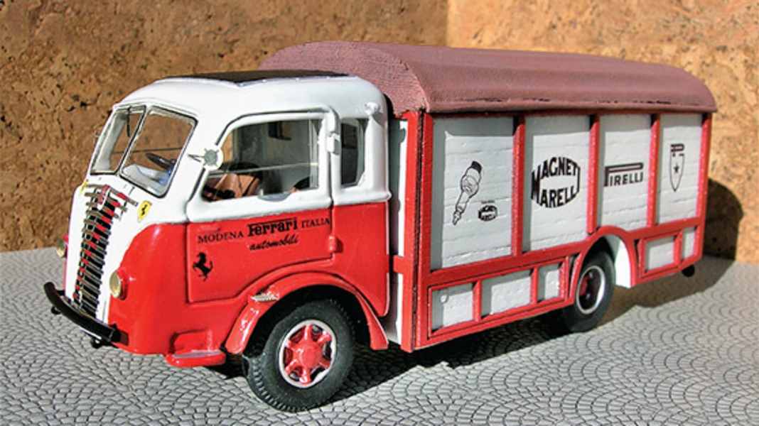 Handarbeiter: Lkw von I. V. Modelfactory in 1:43