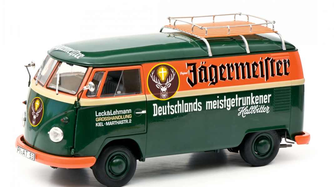 Na dann Prost! Schuco bringt “Jägermeister”-Bulli in 1:18