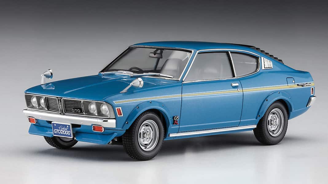 Hasegawa liefert Mitsubishi-Fastback von 1977 als Plastikkit in 1:24 aus