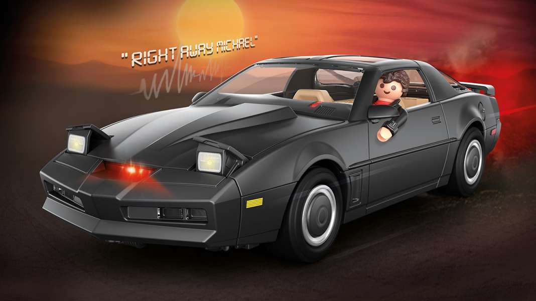 Playmobil bringt nicht nur K.I.T.T., sondern auch David Hasselhoff, alias Michael Knight