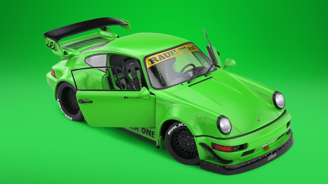 Solido öffnet Pandoras Büchse und heraus driftet dieser RWB-Elfer in Grün!