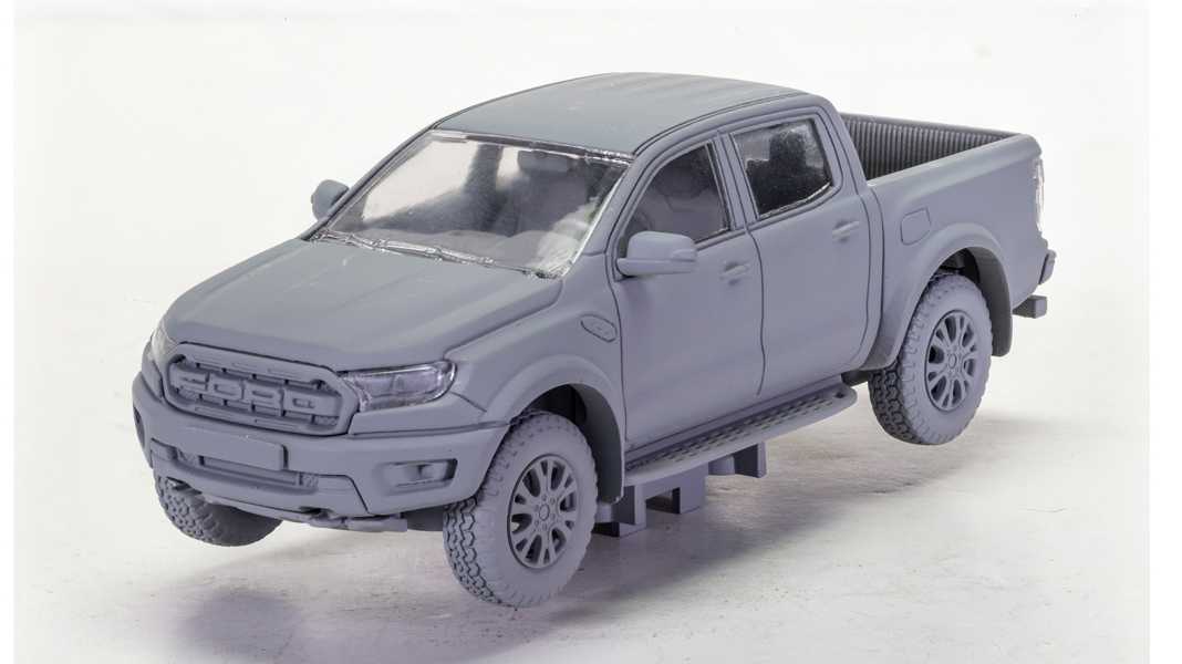 Corgi enthüllt erste Prototypenbilder des Ford Ranger Raptor im Maßstab 1:43
