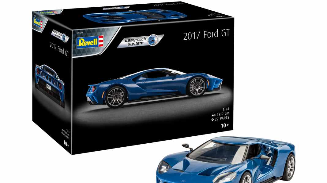 Dieser Ford-GT-Bausatz von Revell ist schnell eingeschnappt - im besten Sinne