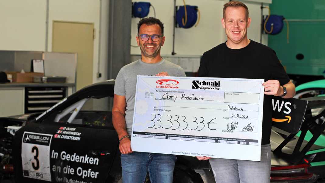 Trio powert Porsche-Spendenaktion 