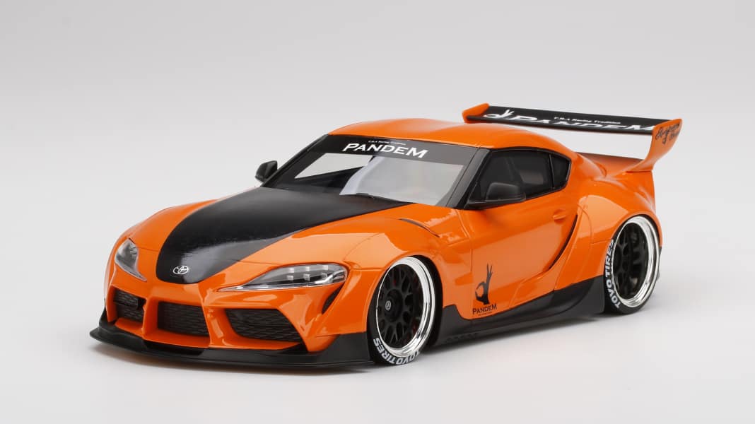 Fuhrwerk Orange: Der neue Pandem-Supra von Top Speed in 1:18