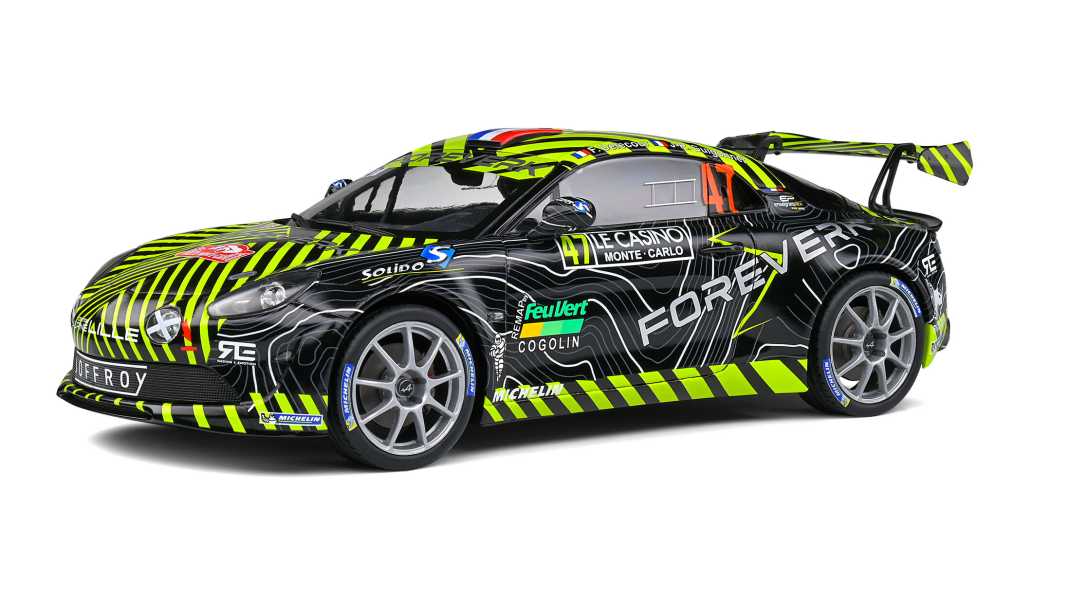 Solido bringt die neue Alpine von Rallye-Star Francois Delecour in 1:18