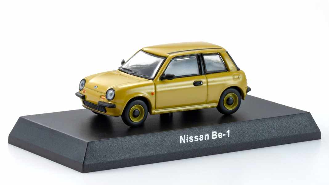 Kyosho bringt den Nissan Be-1 im Miniaturformat 1:64 und zwei neuen Farben