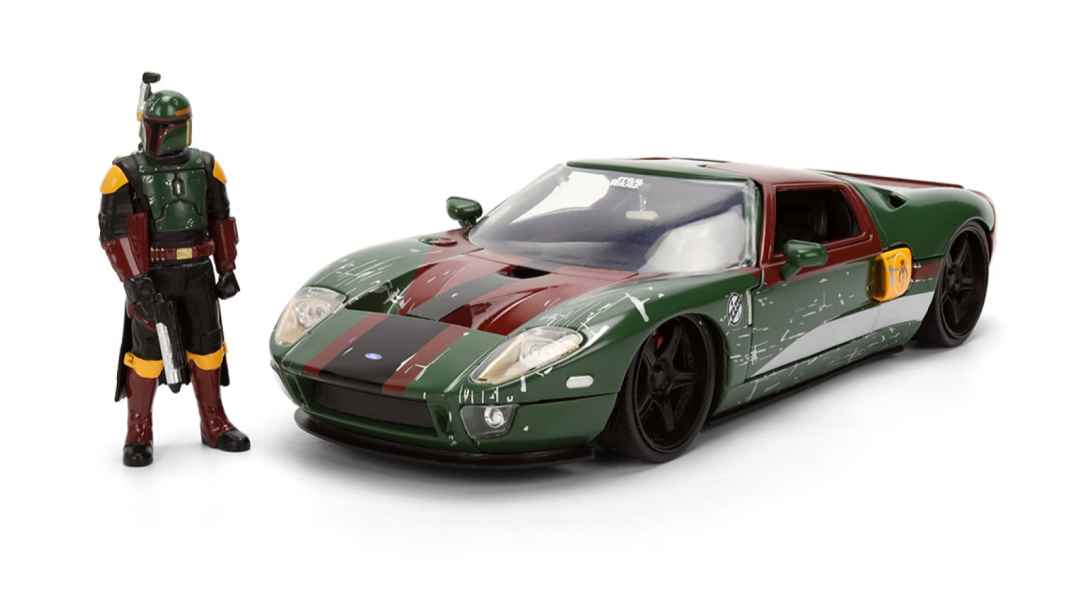 Jada Toys schickt Boba Fett im Ford GT ins Rennen – im Maßstab 1:24