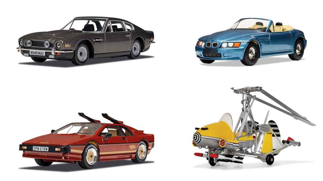 Bei Corgi gibt es 007 im Sonderangebot: Vier Bond-Modelle zum Schnapperpreis