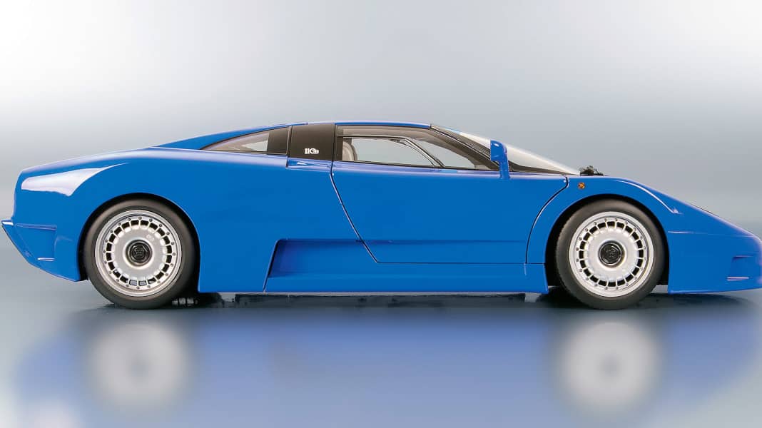 ‘91 Bugatti EB 110 von KK-Scale in 1:12 - Der Überflieger