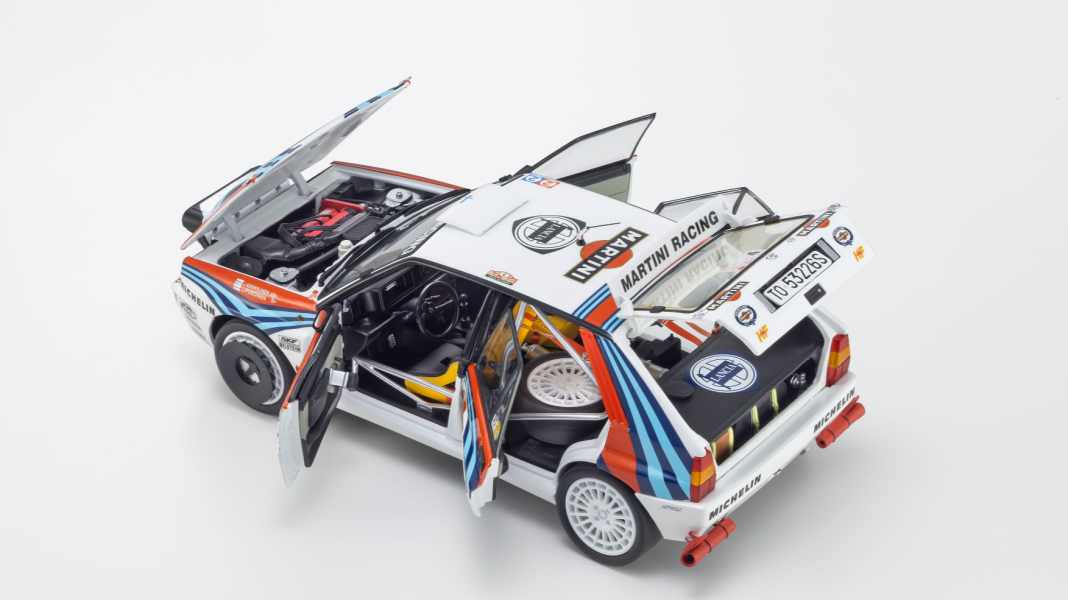 Kyosho feiert die Lancia-Legende in 1:18 mit drei Delta-Siegern