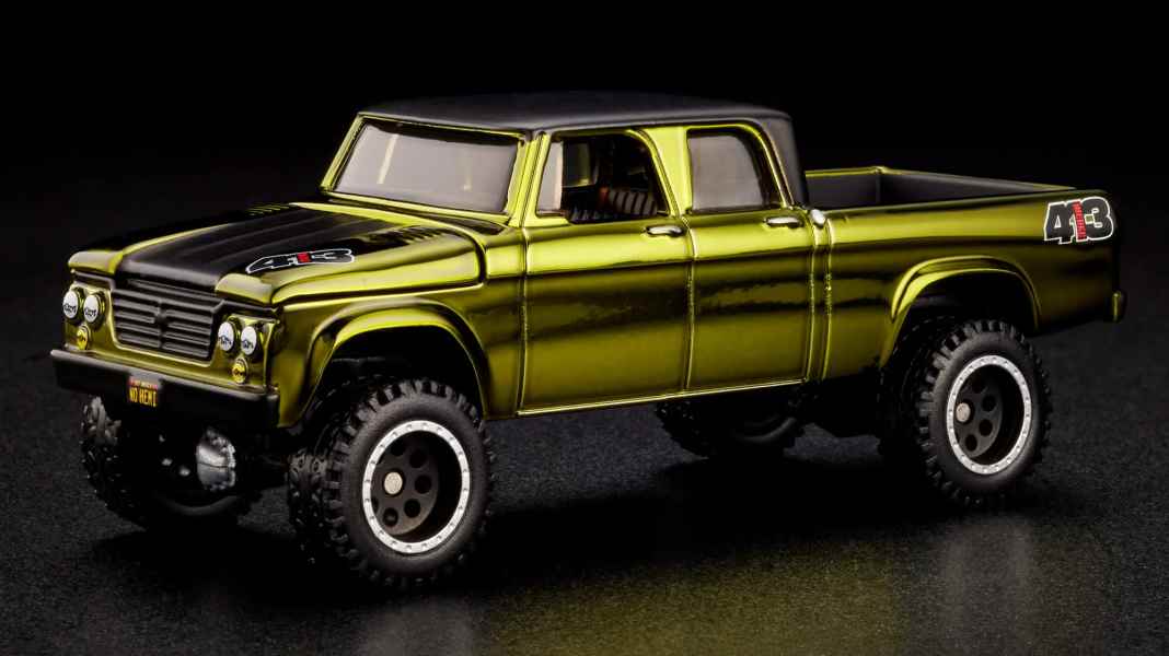 Dieser Dodge Power Wagon von Hot Wheels in 1:64 hat einen besonderen Glanz