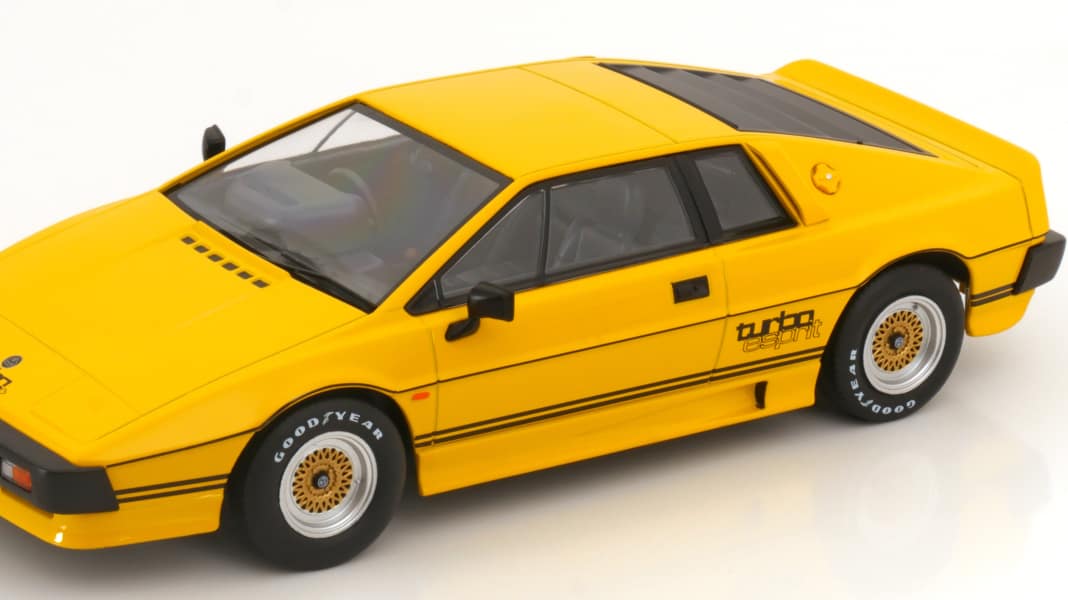 KK-Scale zeigt klare Kante und bringt in 1:18 drei neue Lotus Esprit Turbo