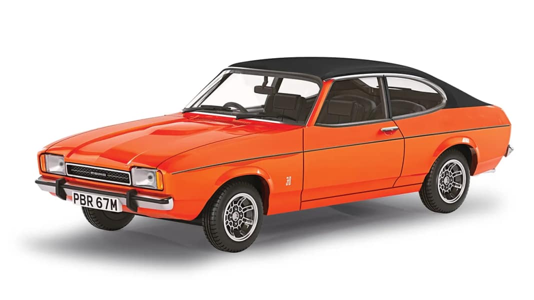 Corgi fährt auf Ford Escort und Capri ab – aus Die Cast und in 1:43